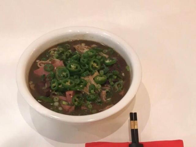青椒毛血旺