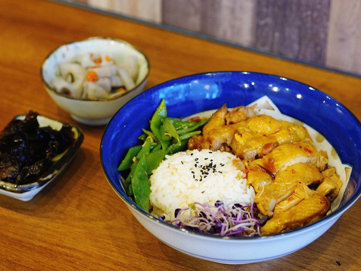 照烧鸡排饭